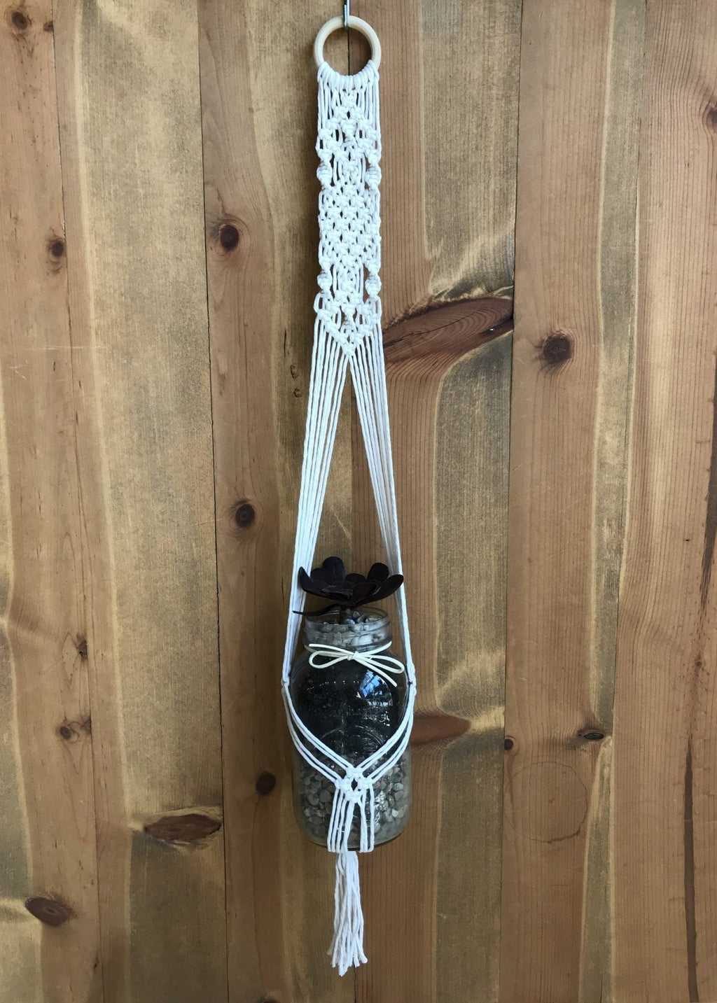 macrame plant hanger kit hobbycraft DIY Evelyn Plant Hanger Intermediate Macrame Kit – Persephone's Hearth