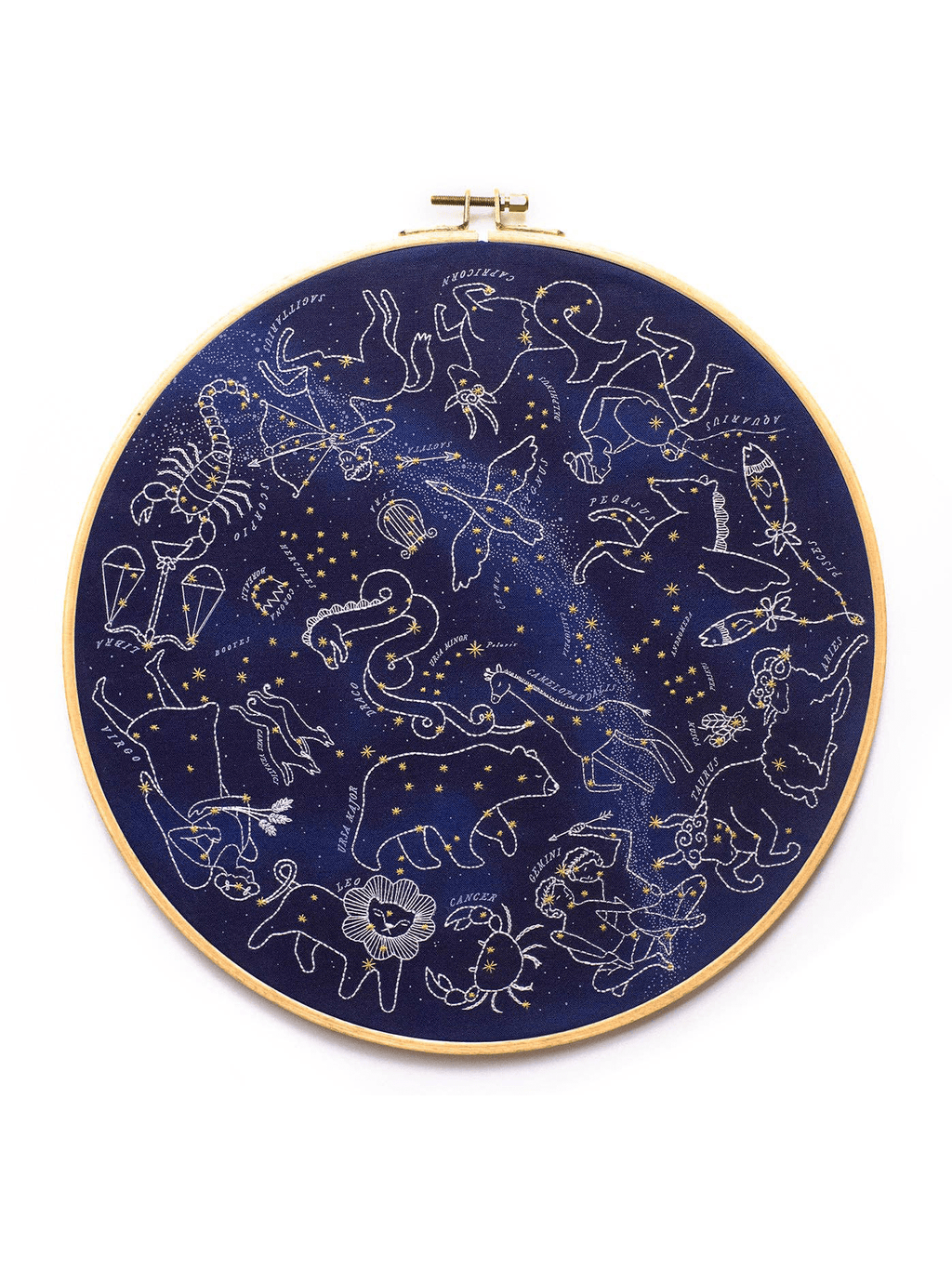 *Pre-Order* 11" Beginner Zodiac "Star Map" Embroidery Kit