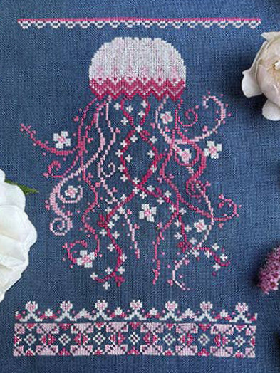 Jellyfish Cross Stitch Kit (Hoop not included)
