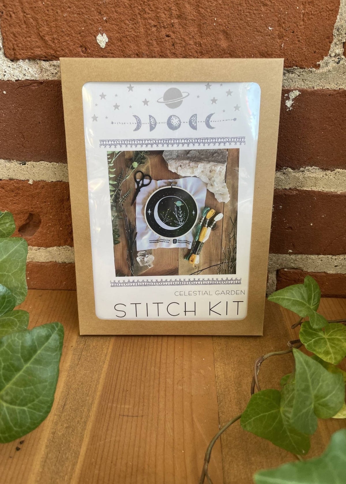 5" Beginner Celestial Garden Embroidery Kit - Shop at Persephone's Hearth