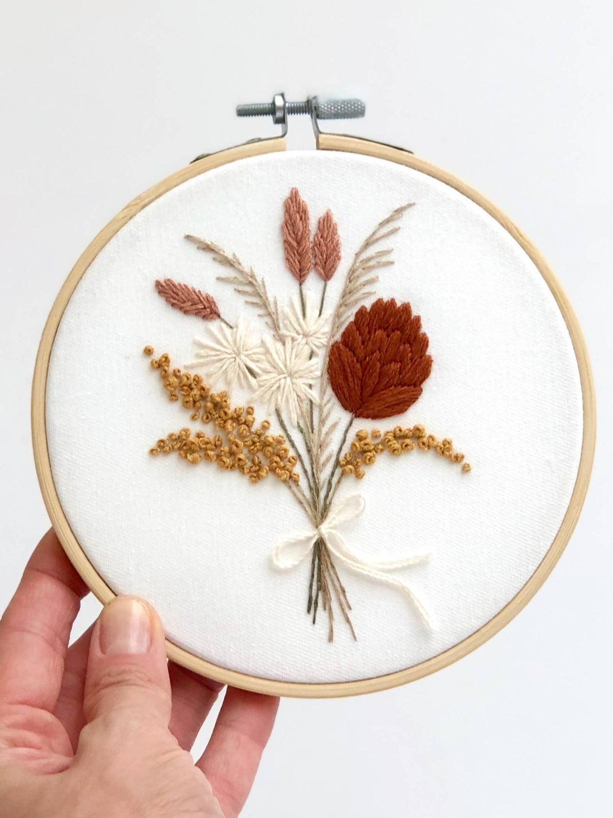5" Beginner Flowers Bouquet Embroidery Kit - Shop at Persephone's Hearth