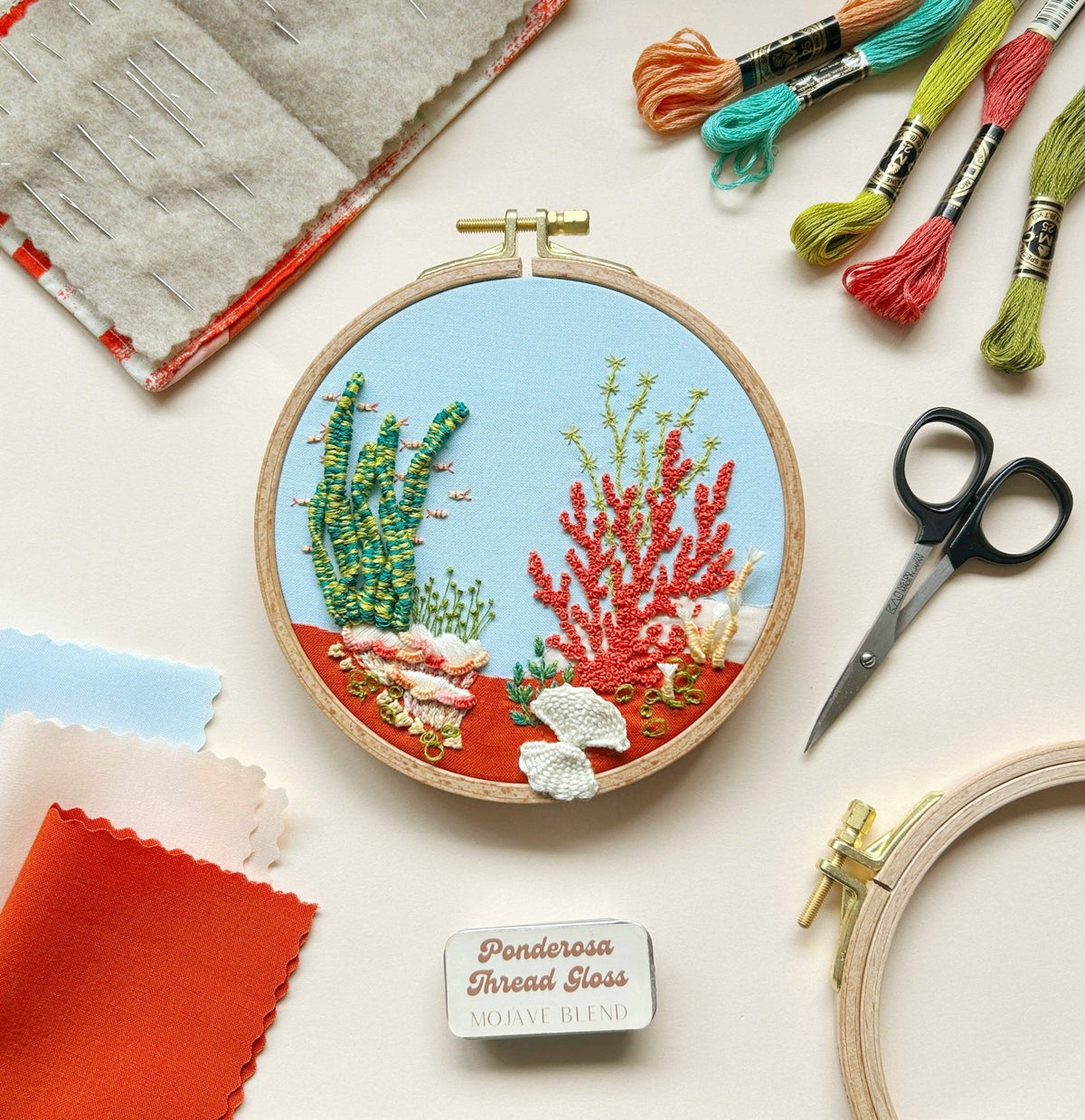 5" Under the Sea 3D Embroidery Kit - Shop at Persephone's Hearth