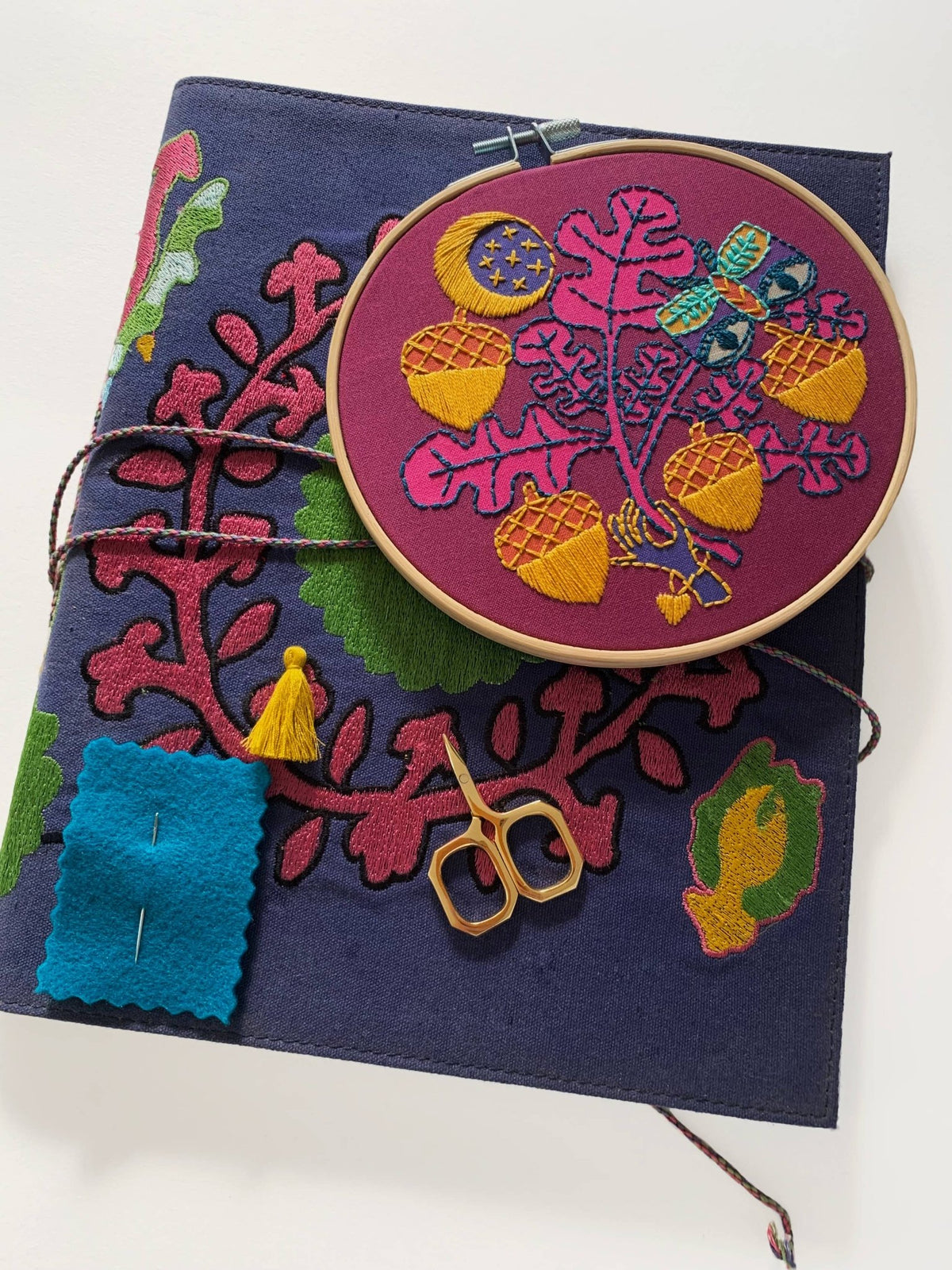 6" Beginner Acorns Embroidery Kit - Shop at Persephone's Hearth