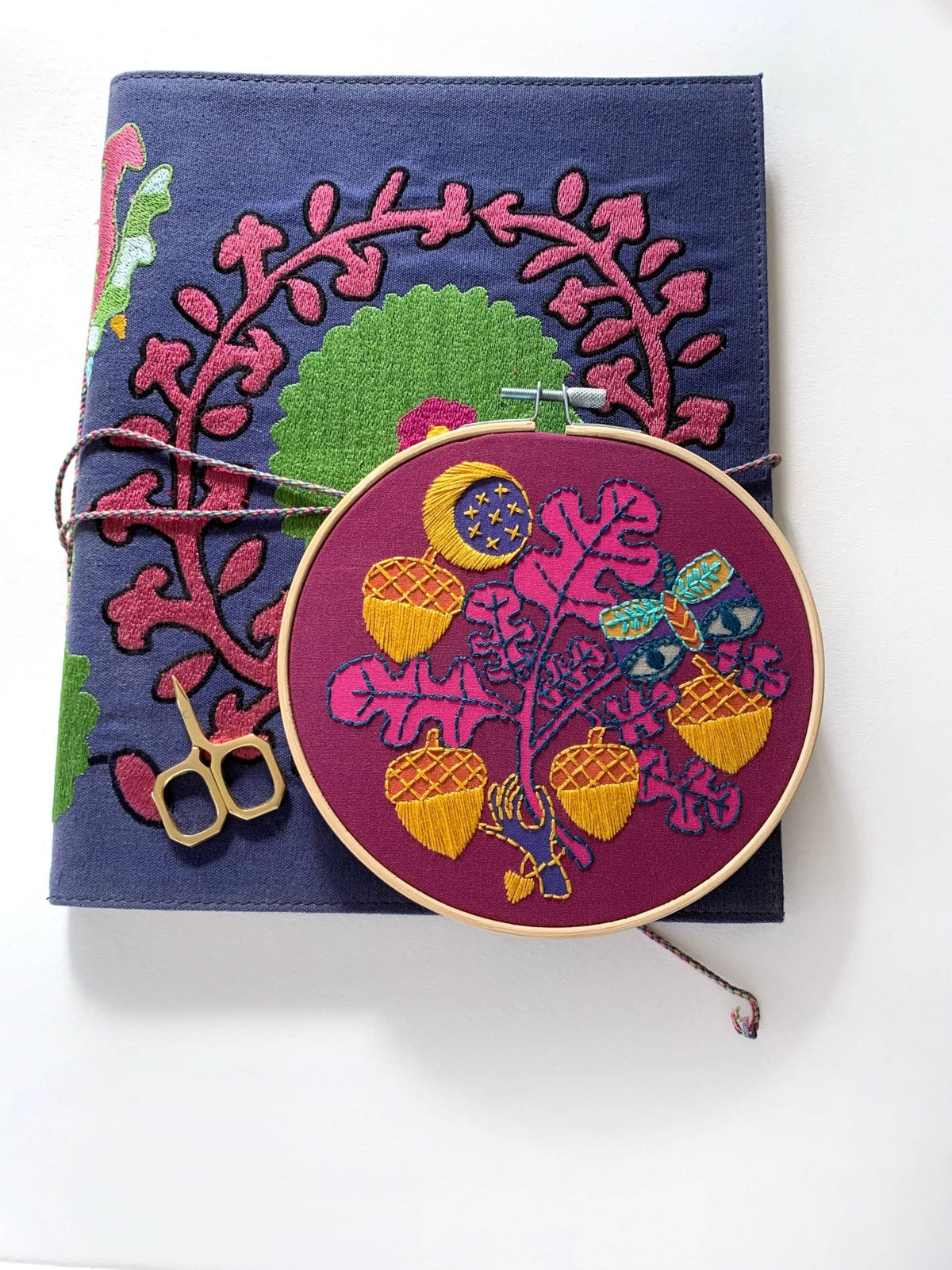 6" Beginner Acorns Embroidery Kit - Shop at Persephone's Hearth