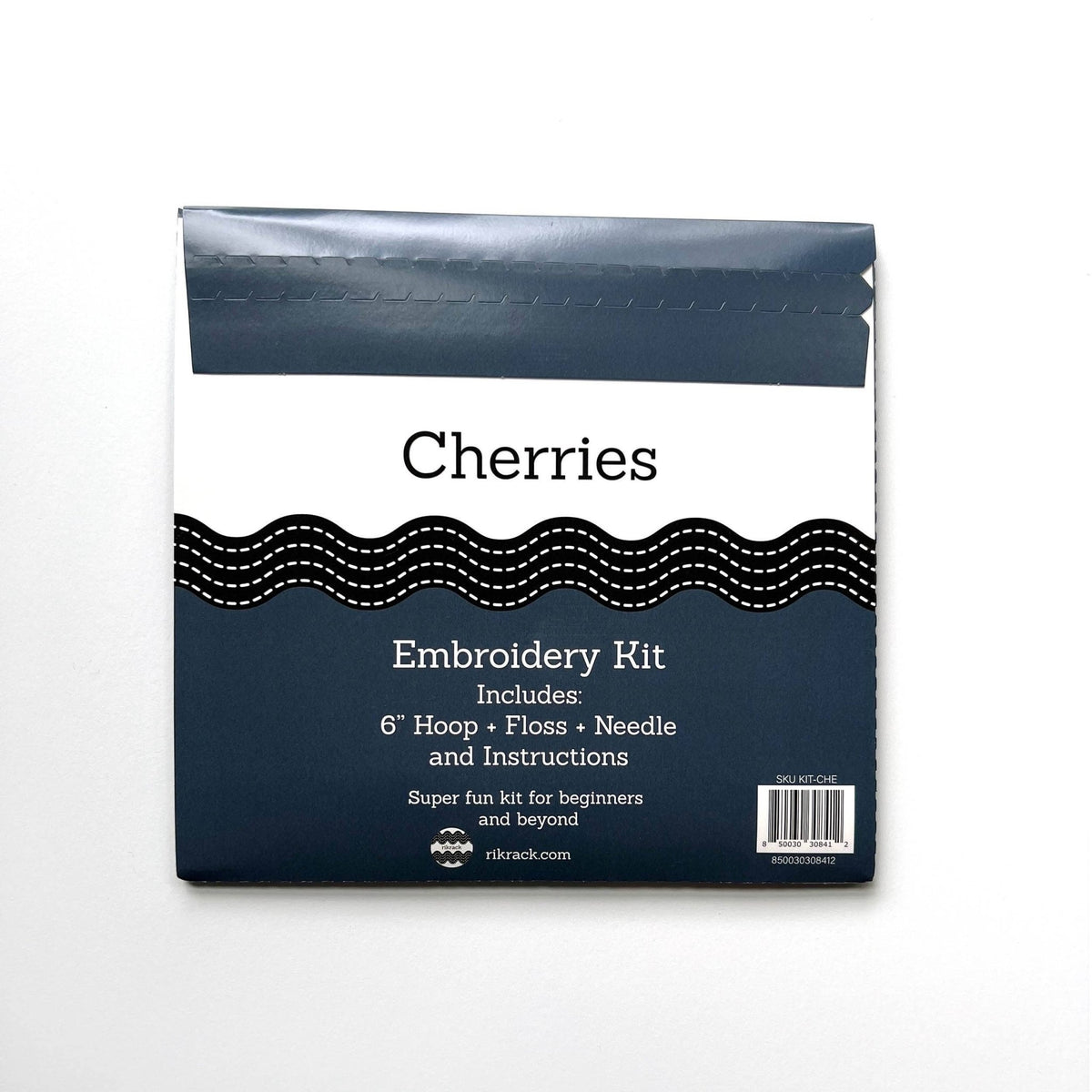 6" Beginner Cherries Embroidery Kit - Shop at Persephone's Hearth