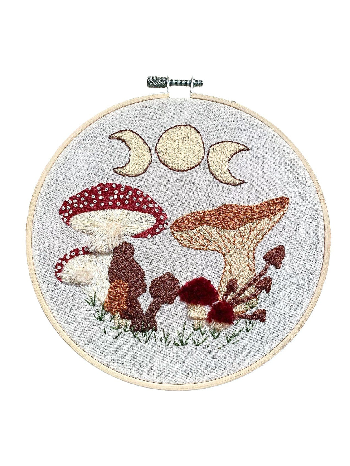 6" Beginner Mushie DIY Embroidery Kit - Shop at Persephone's Hearth