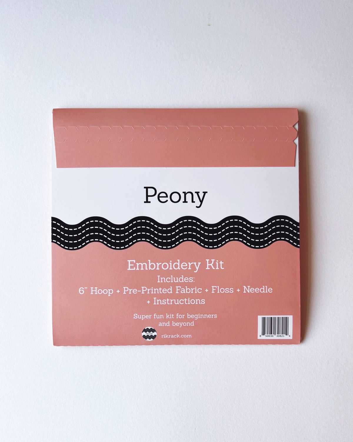 6" Beginner Peony Embroidery Kit - Shop at Persephone's Hearth
