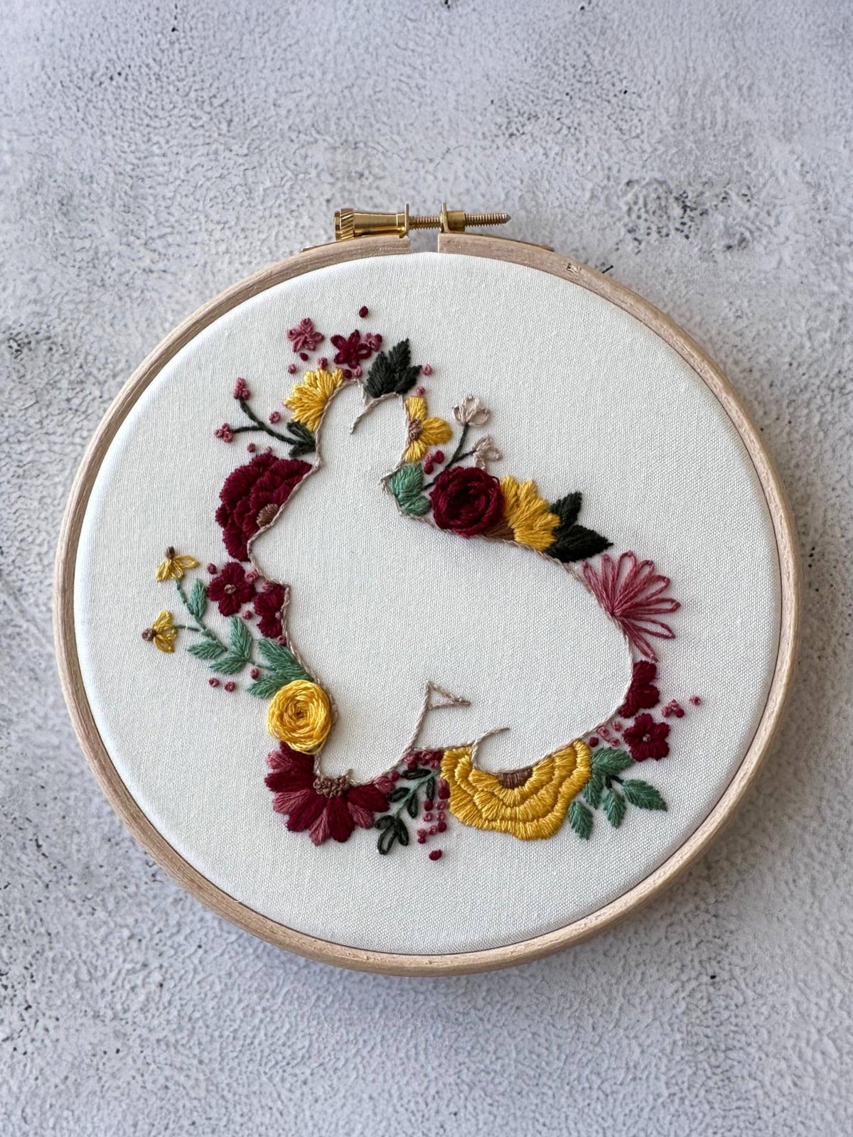 6" Beginner Spring Hops Embroidery Kit - Shop at Persephone's Hearth