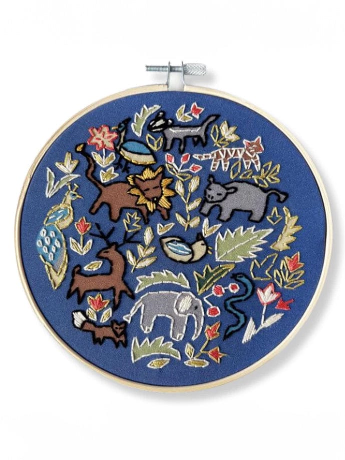 6" Beginner Wildlife Embroidery Kit - Shop at Persephone's Hearth