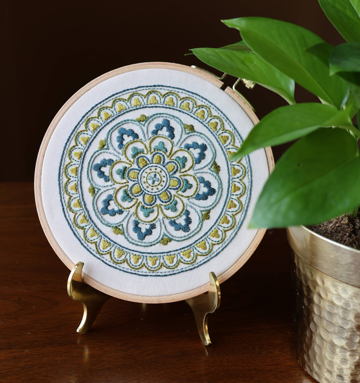6" Myra Medallion Embroidery Kit - Shop at Persephone's Hearth