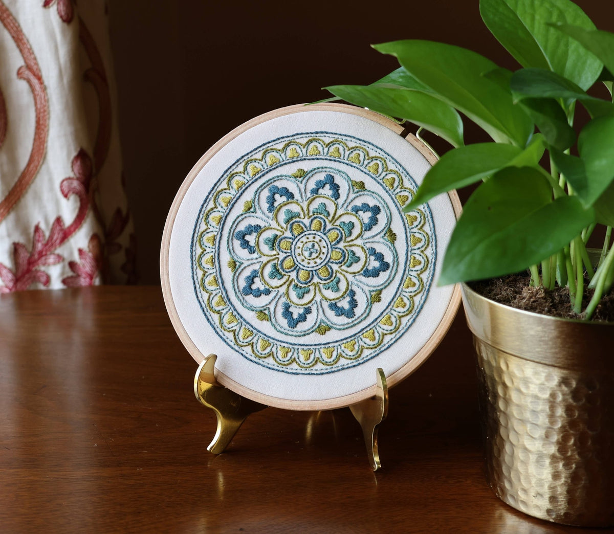 6" Myra Medallion Embroidery Kit - Shop at Persephone's Hearth