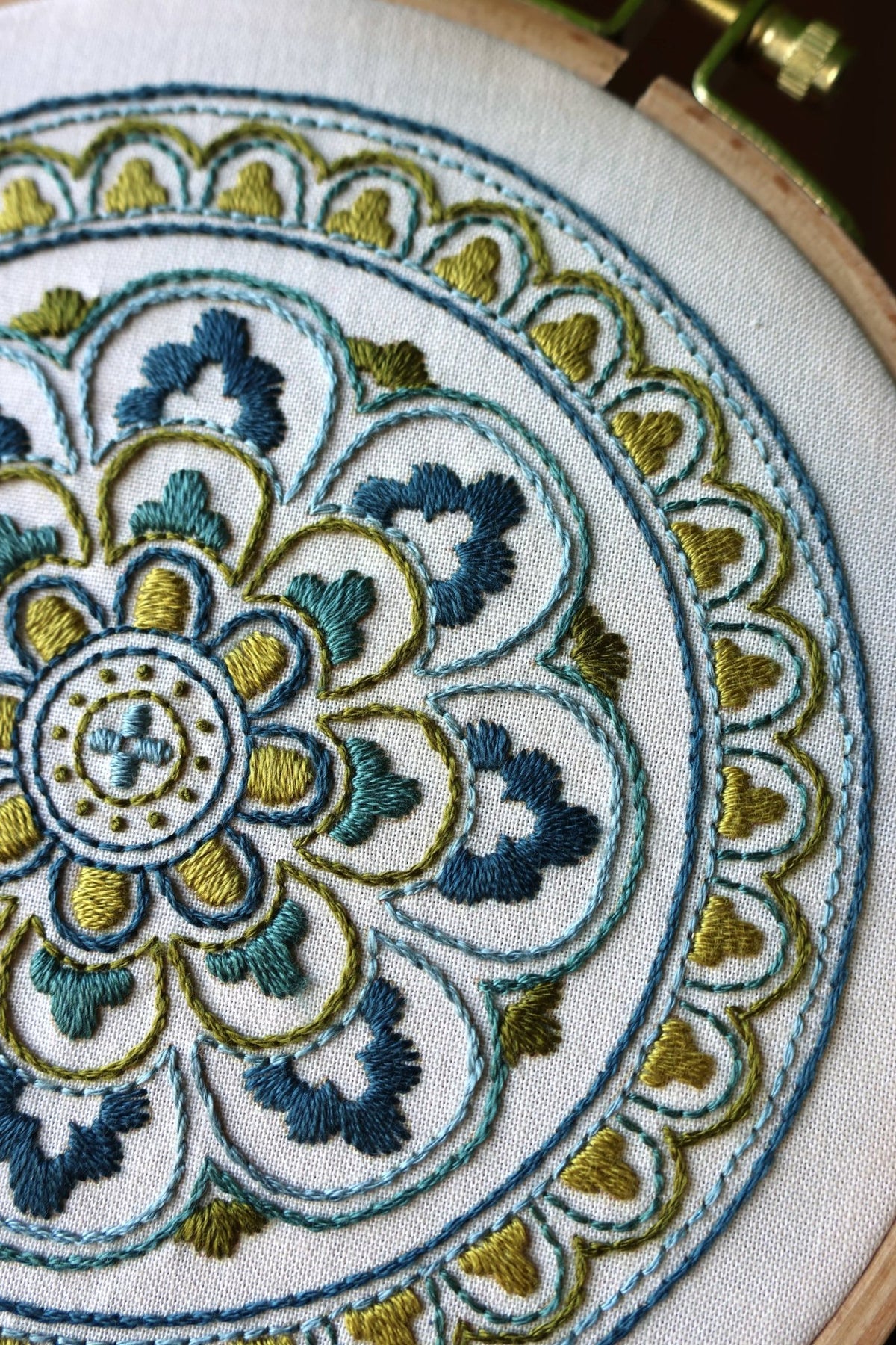6" Myra Medallion Embroidery Kit - Shop at Persephone's Hearth