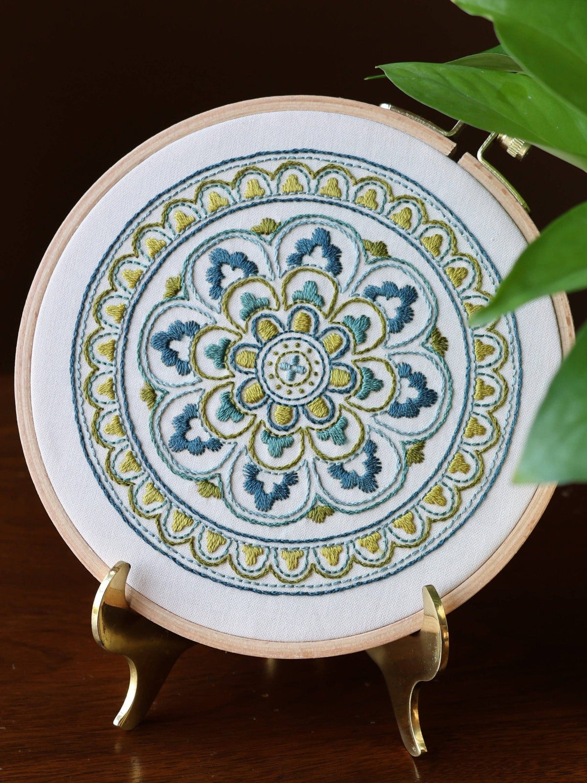 6" Myra Medallion Embroidery Kit - Shop at Persephone's Hearth
