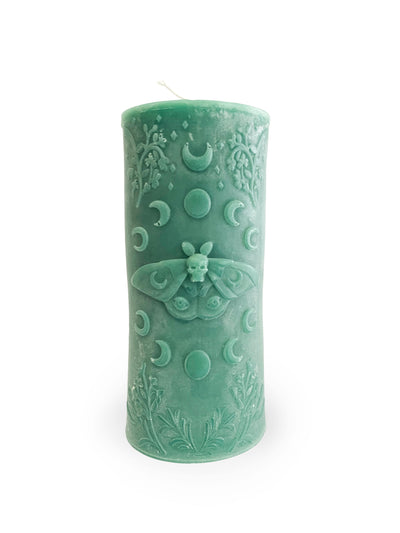 A Pleasant Thought Candles Green Moth Candle