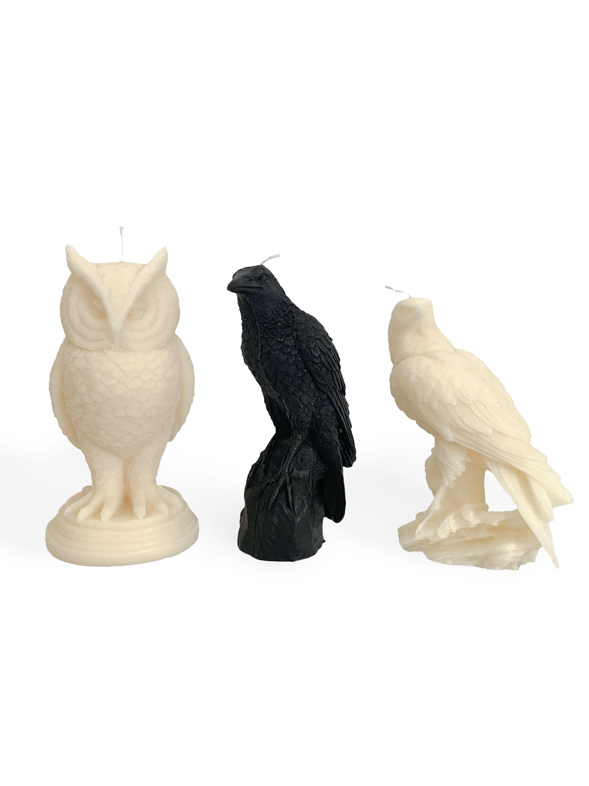 A Pleasant Thought Candles Perched Raven Candle