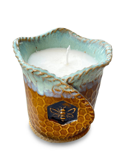 AMG Pottery Pottery Bee Candle