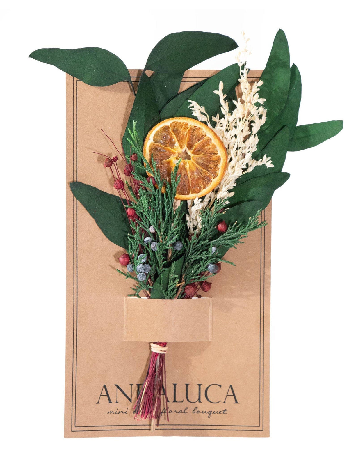 Andaluca Dried flower bouquet Winter Citrus Mini Bouquet