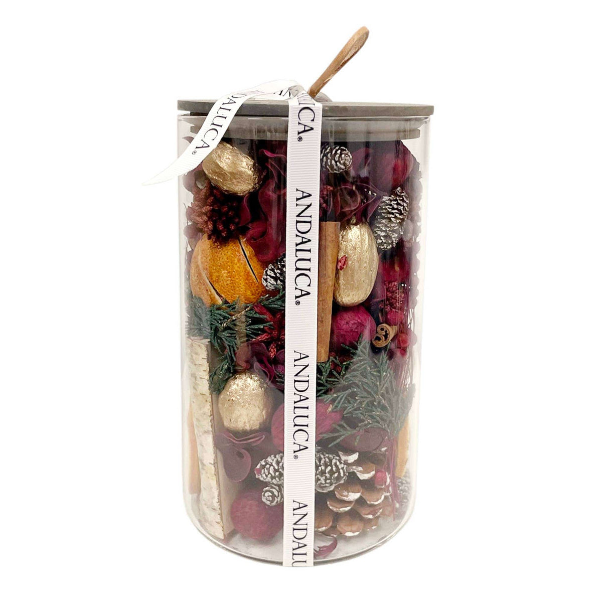 Andaluca Holiday Spice Potpourri Jar