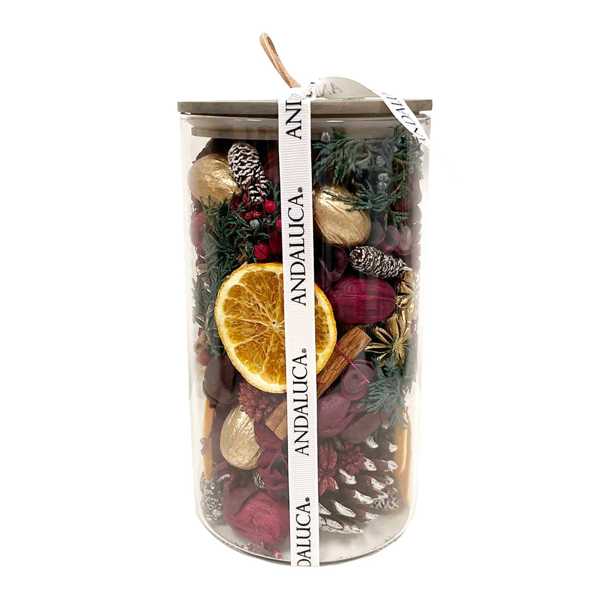 Andaluca Holiday Spice Potpourri Jar