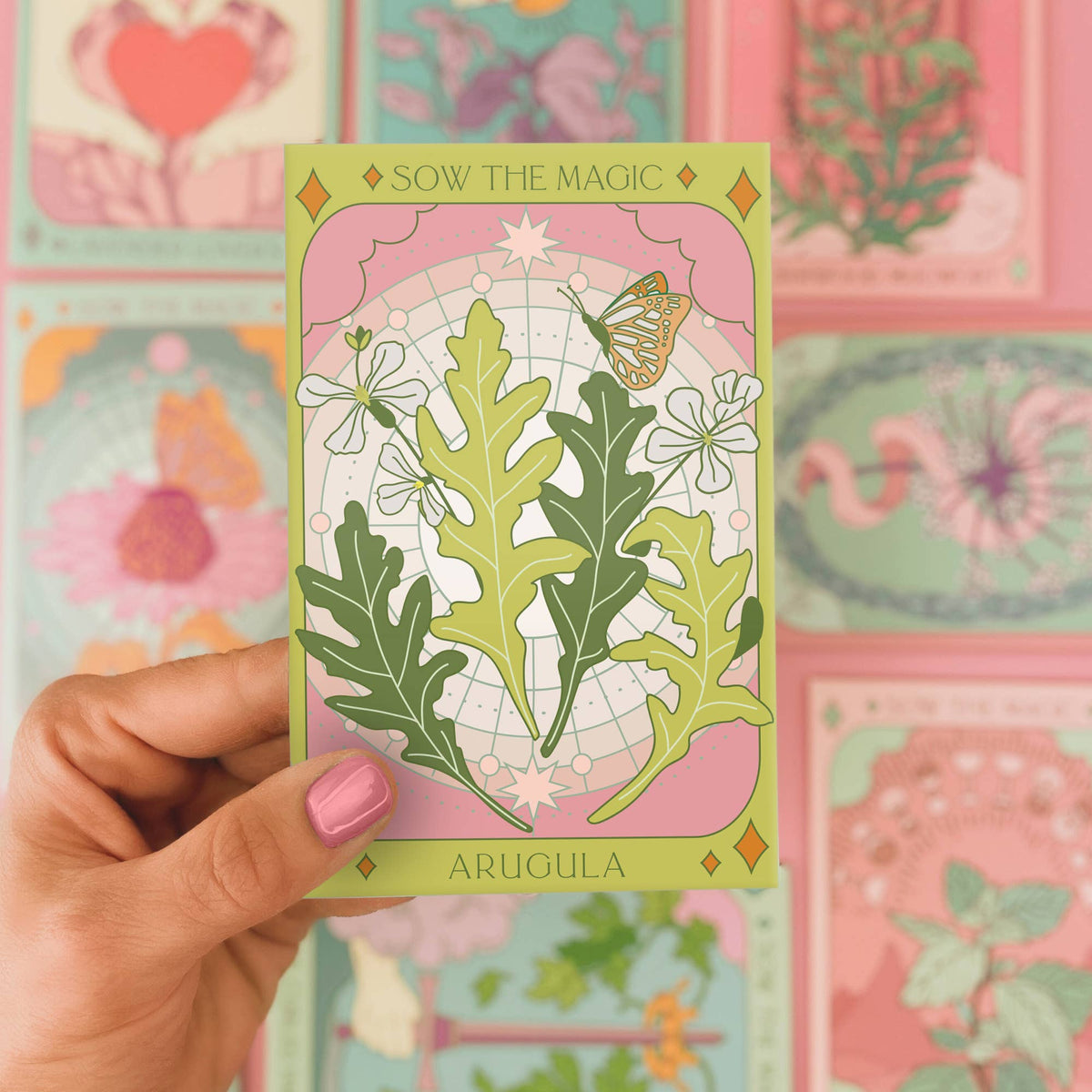 Arugula Tarot Garden Seed Packet - Shop at Persephone's Hearth