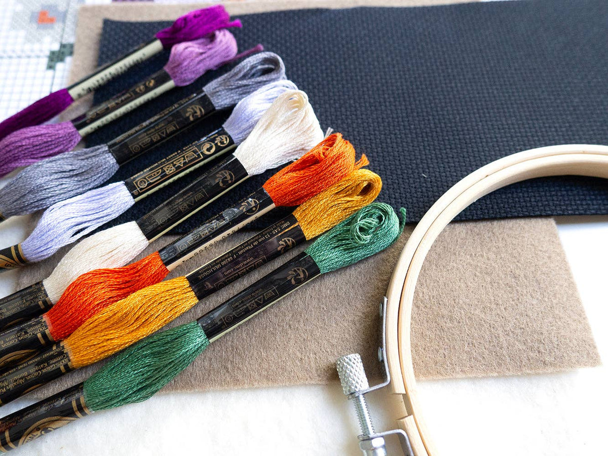 "Be Bold" Cross Stitch Kit - Shop at Persephone's Hearth