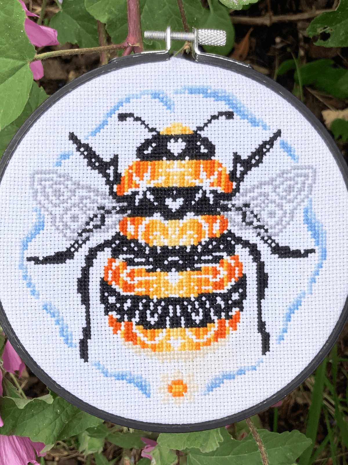Bee Kind Cross Stitch Kit (Hoop not included) - Shop at Persephone's Hearth