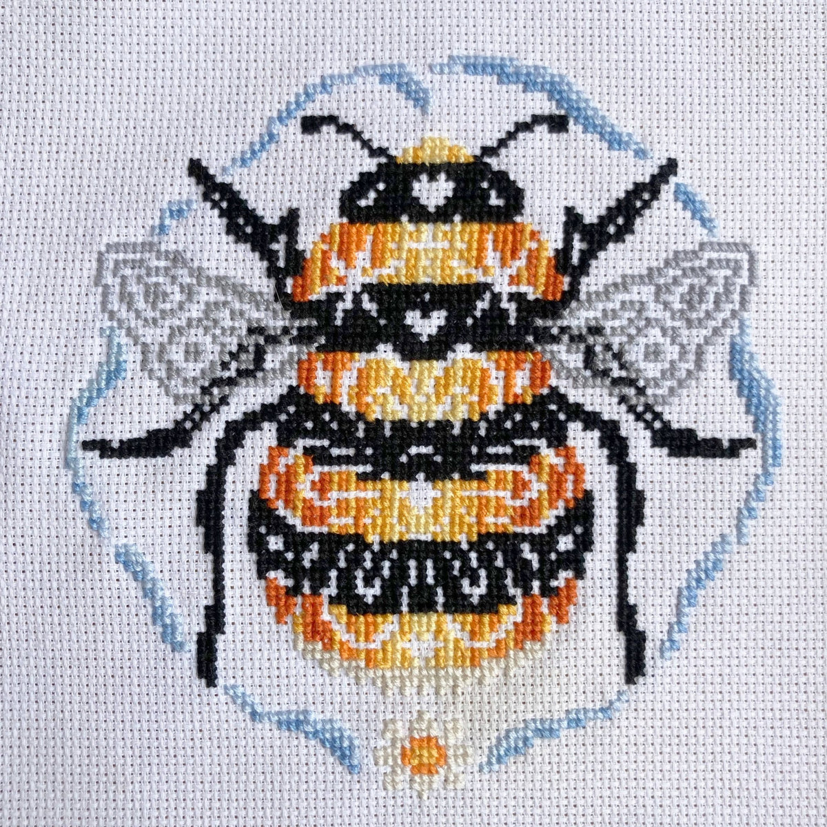 Bee Kind Cross Stitch Kit (Hoop not included) - Shop at Persephone's Hearth