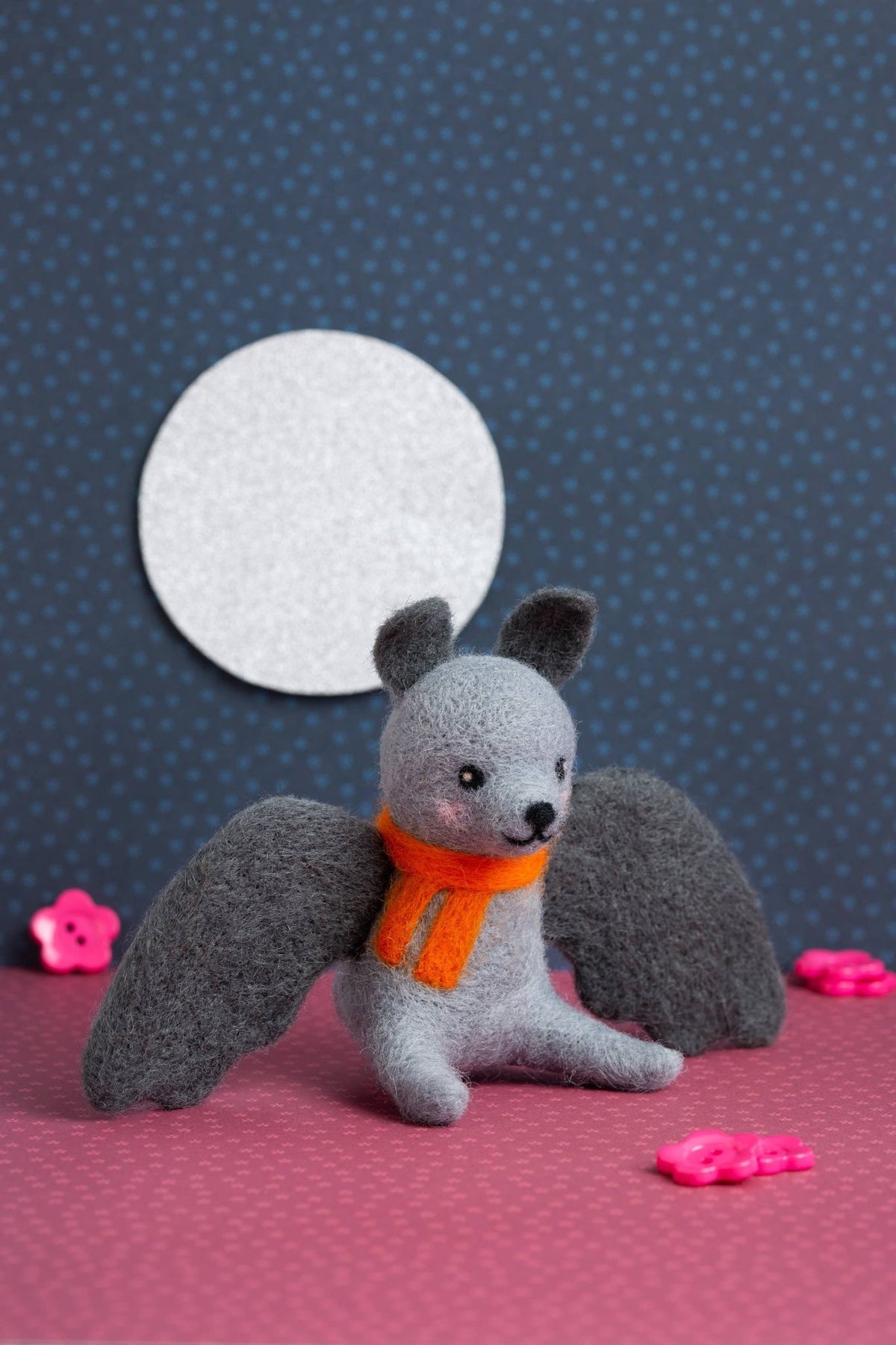 Beginner Mini Bat Needle Felting Craft Kit - Shop at Persephone's Hearth