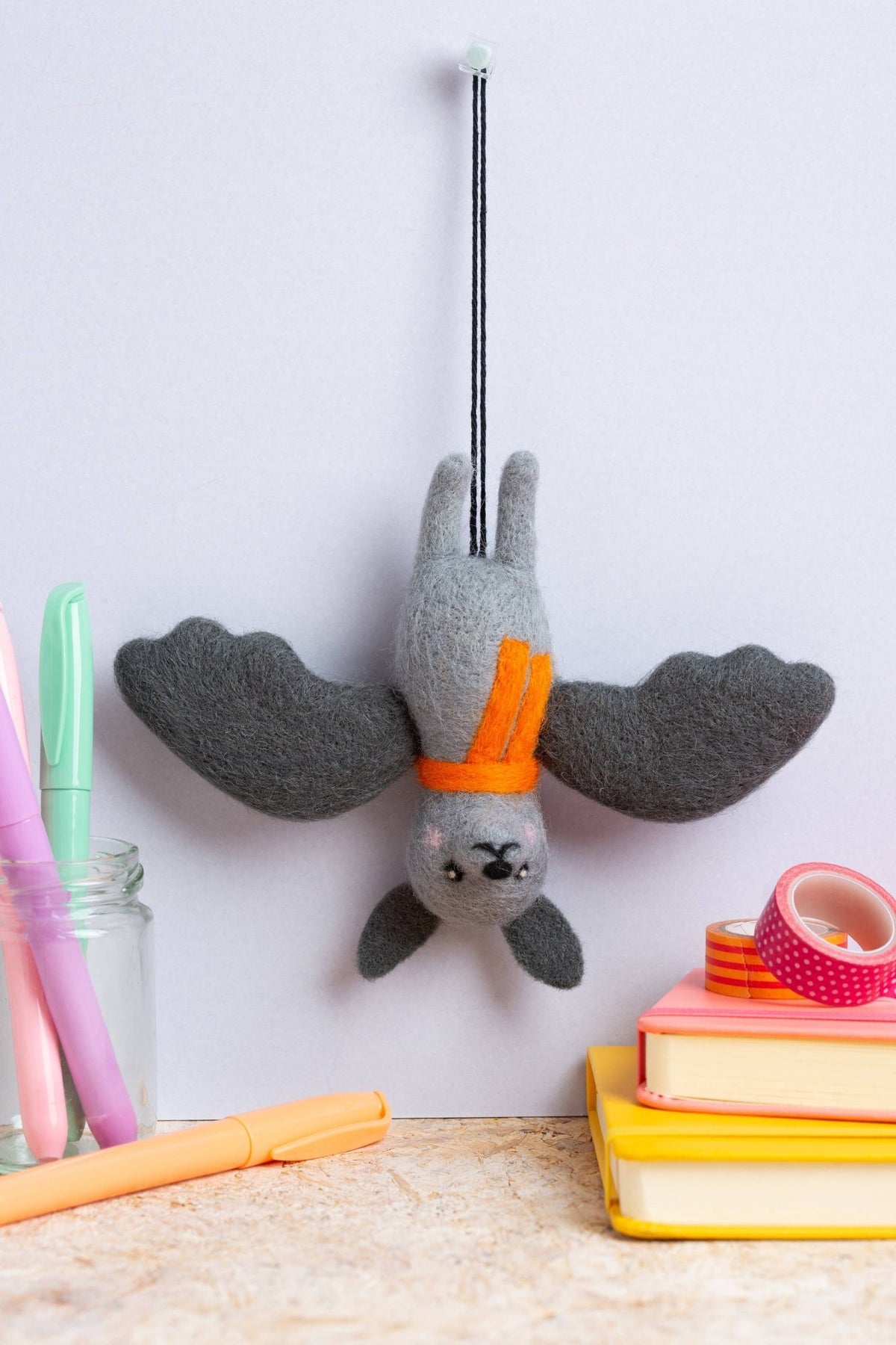 Beginner Mini Bat Needle Felting Craft Kit - Shop at Persephone's Hearth