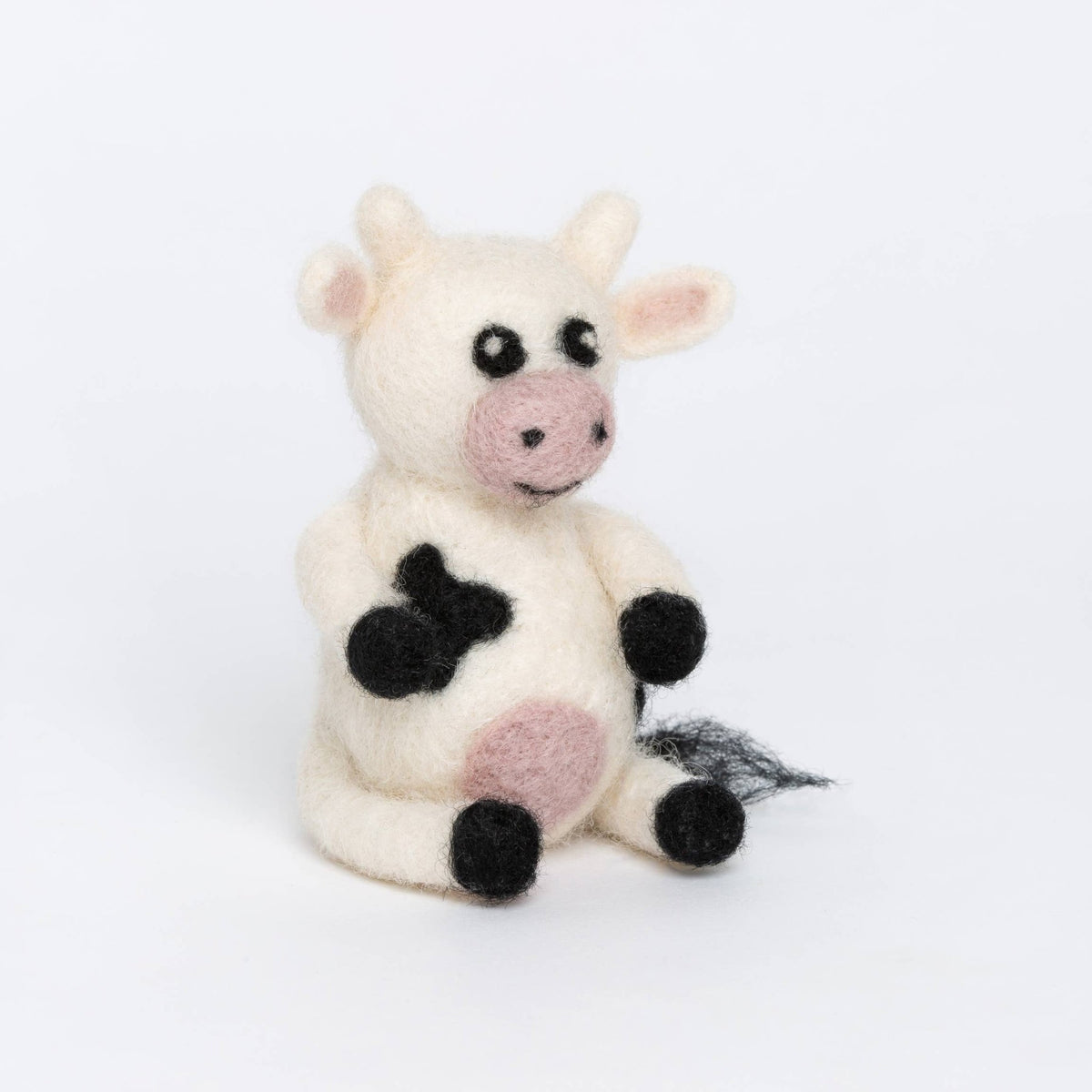 *Pre - order* Beginner Mini Cow Needle Felting Craft Kit - Shop at Persephone's Hearth