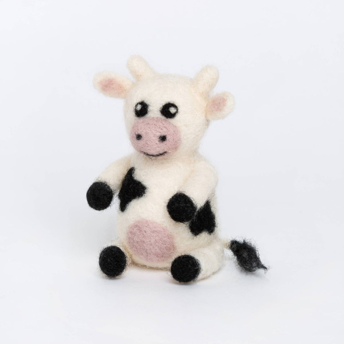 *Pre - order* Beginner Mini Cow Needle Felting Craft Kit - Shop at Persephone's Hearth