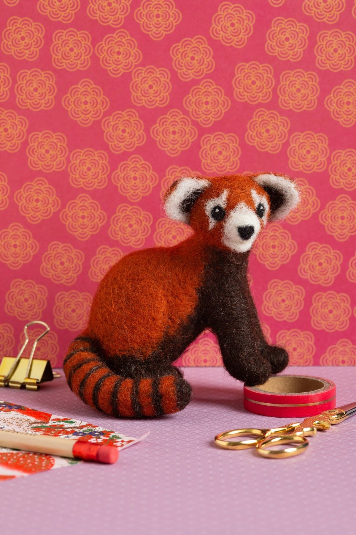 Beginner Red Panda Needle Felting Kit - Shop at Persephone's Hearth