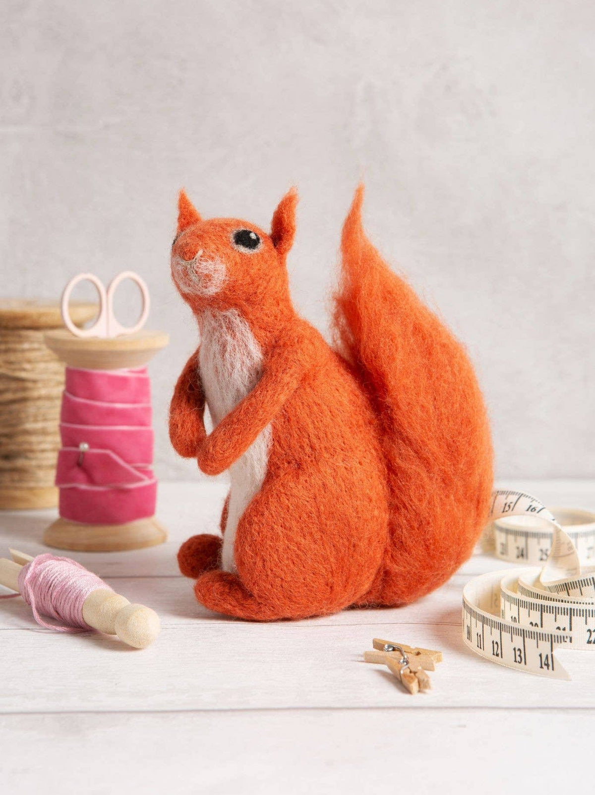 *Pre - order* Red Squirrel Needle Felting Craft Kit - Shop at Persephone's Hearth