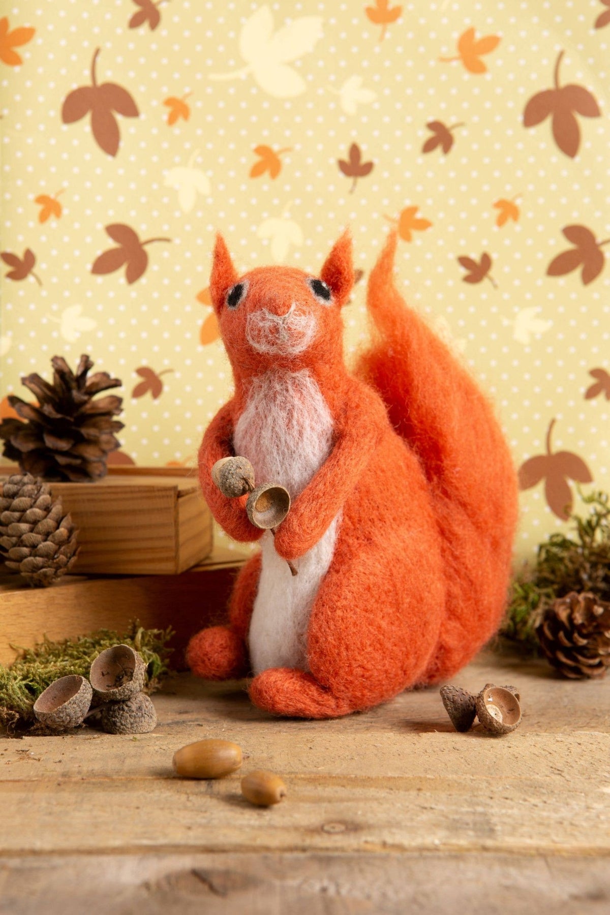 *Pre - order* Red Squirrel Needle Felting Craft Kit - Shop at Persephone's Hearth