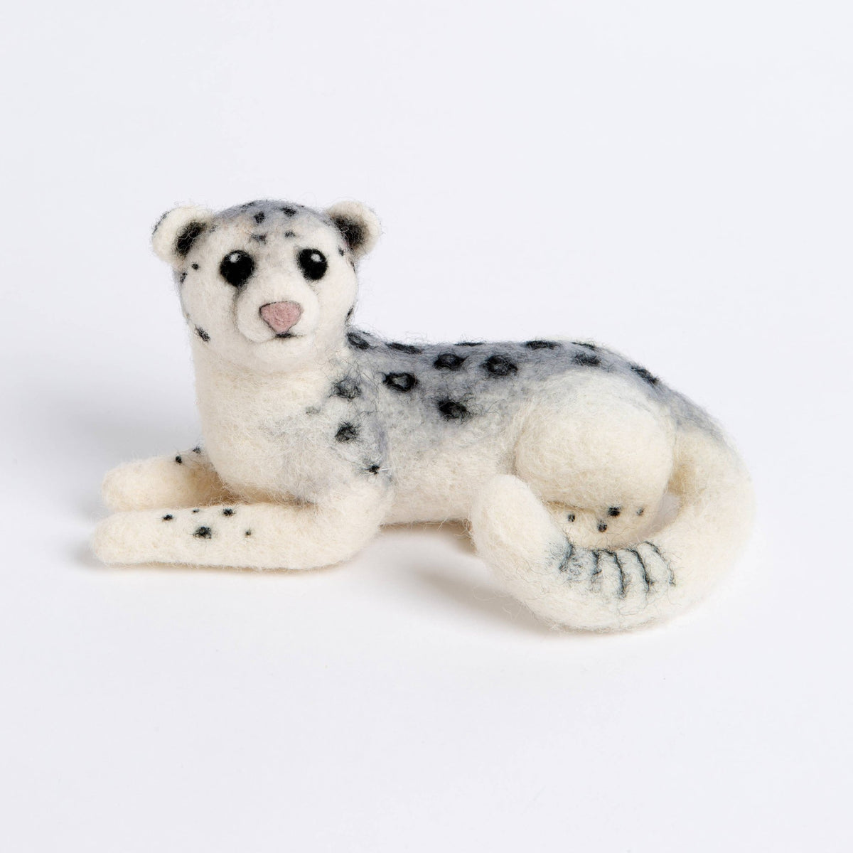 Beginner Snow Leopard Needle Felting Kit - Shop at Persephone's Hearth