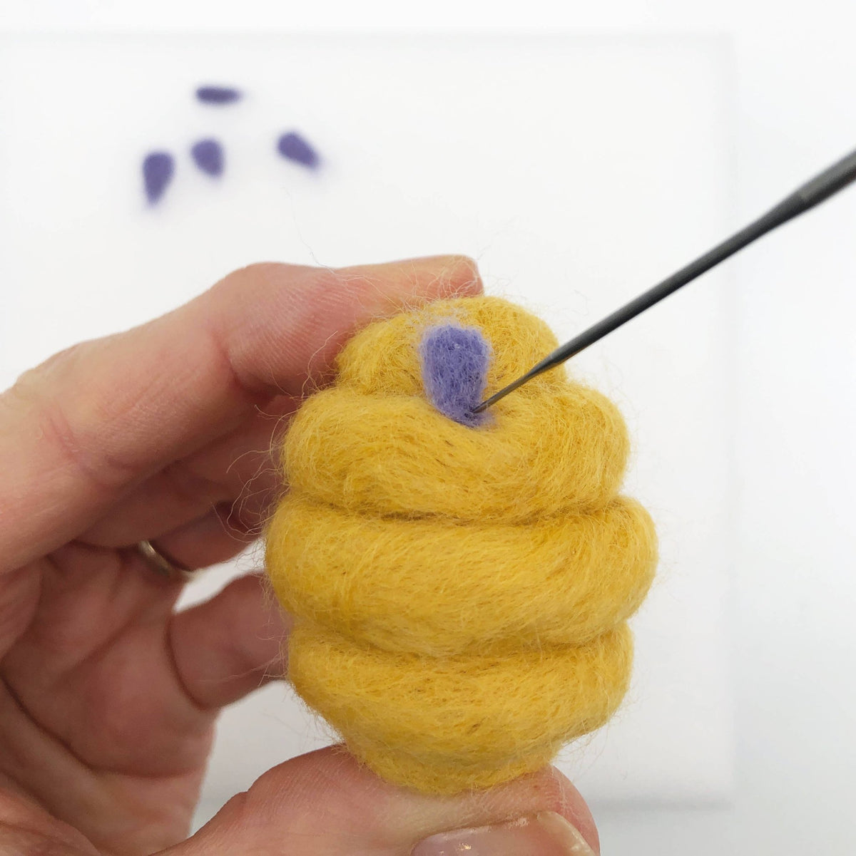 Beginner Springtime Ornaments Needle Felting Kit - Shop at Persephone's Hearth