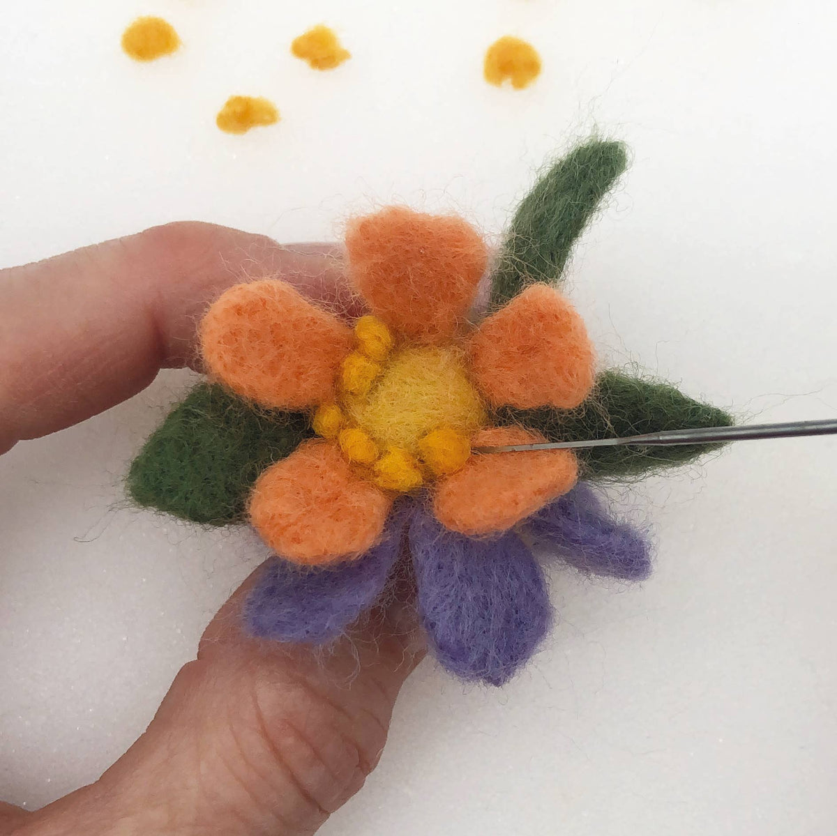 Beginner Springtime Ornaments Needle Felting Kit - Shop at Persephone's Hearth