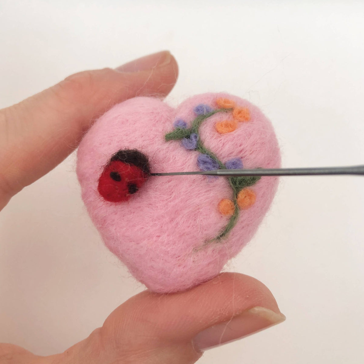 Beginner Springtime Ornaments Needle Felting Kit - Shop at Persephone's Hearth