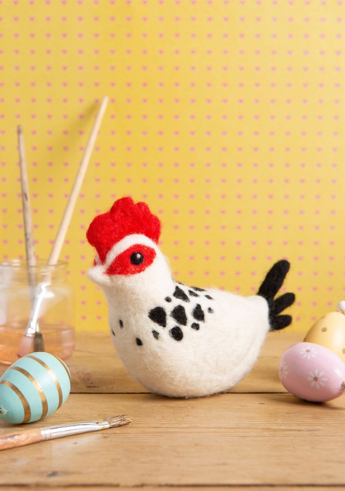 Beginner Sussex Chicken Needle Felting Craft Kit - Shop at Persephone's Hearth
