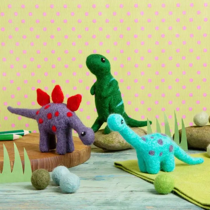 Beginner T - Rex Needle Felting Kit - Shop at Persephone's Hearth