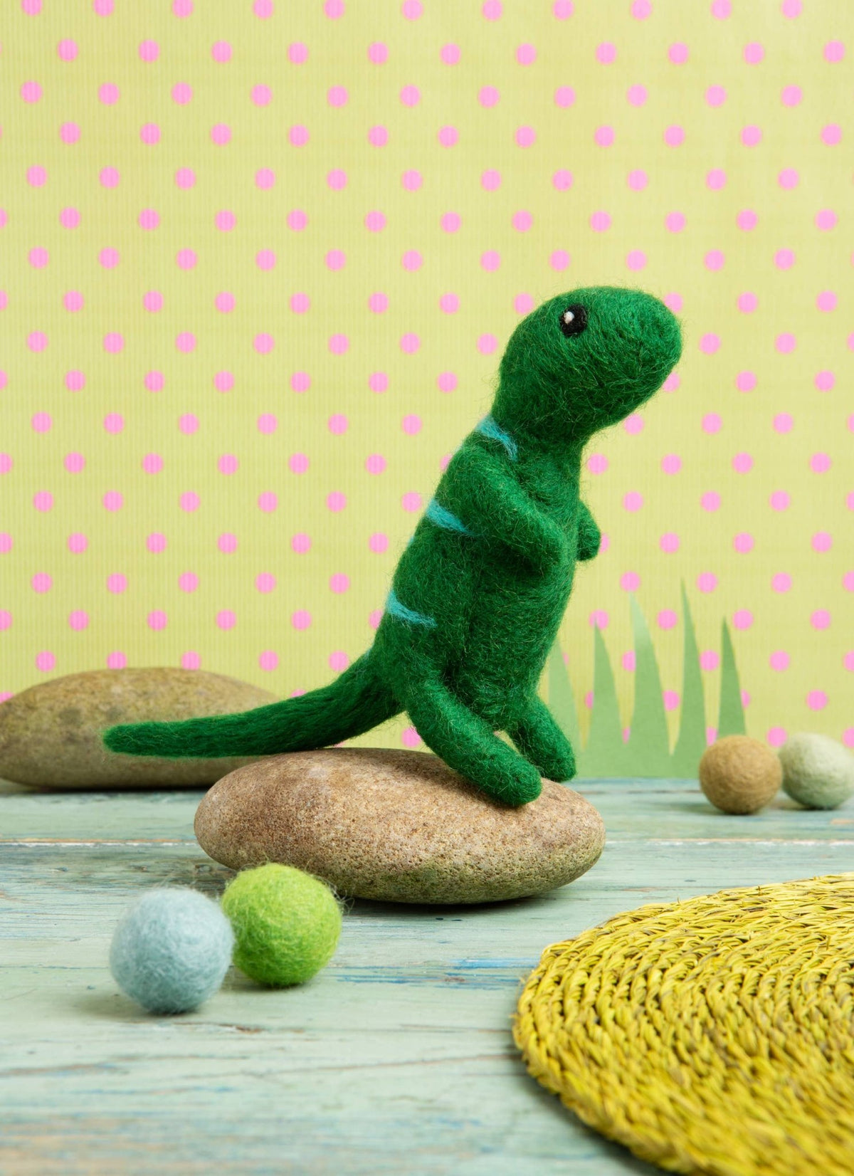 Beginner T - Rex Needle Felting Kit - Shop at Persephone's Hearth