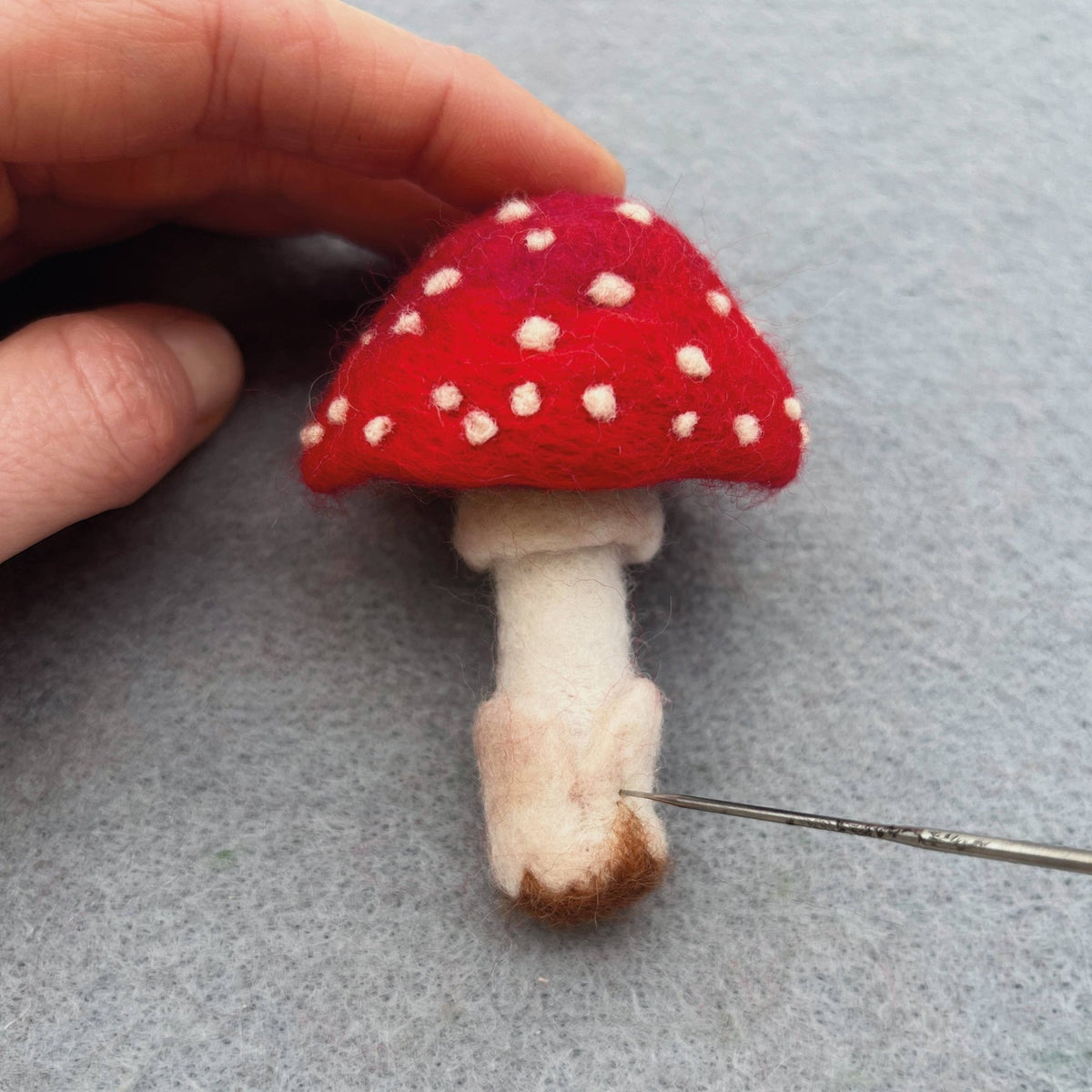 Beginner Toadstools Needle Felting Kit - Shop at Persephone's Hearth