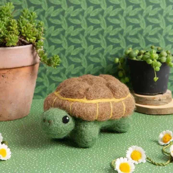 Beginner Tortoise Needle Felting Kit - Shop at Persephone's Hearth