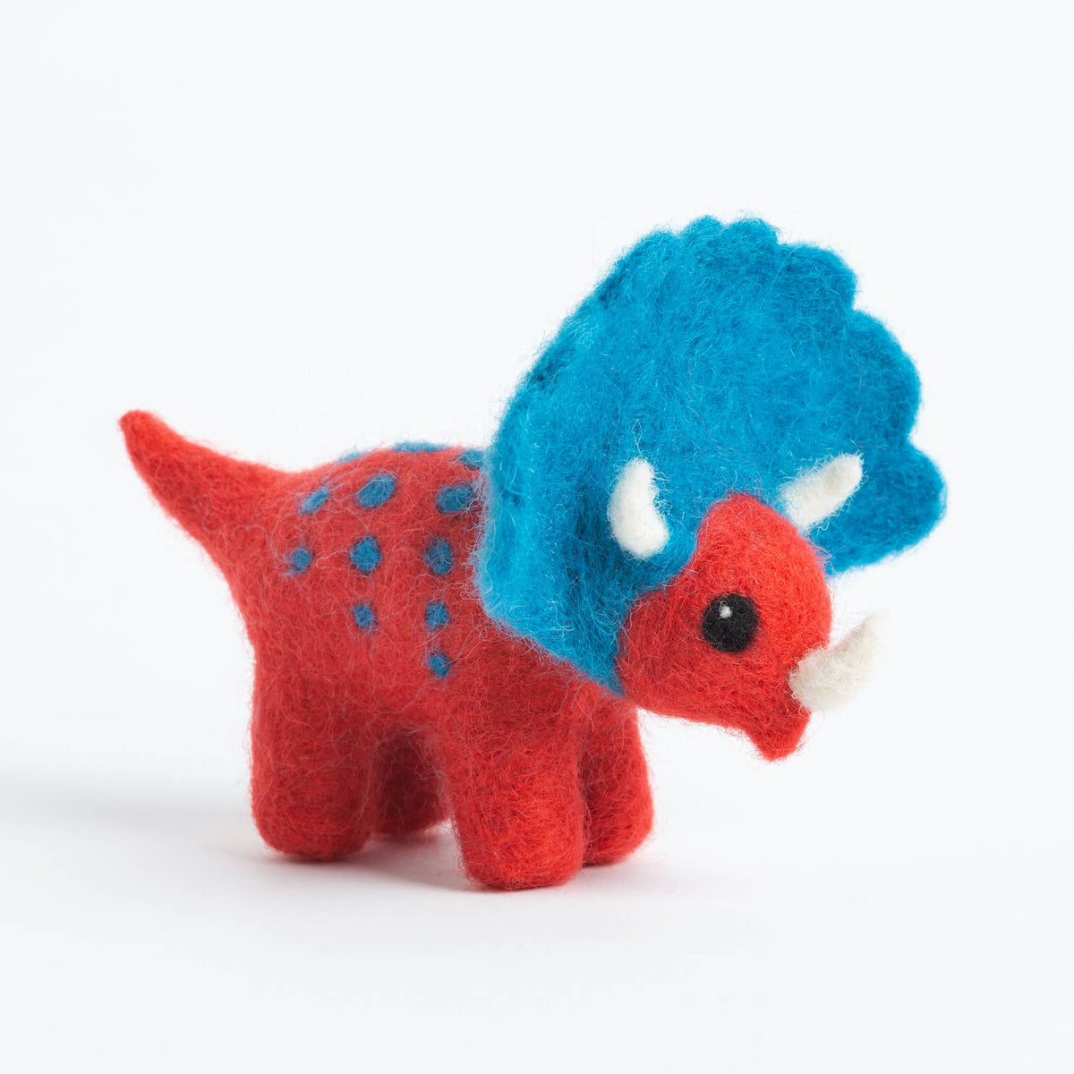 Beginner Triceratops Needle Felting Kit - Shop at Persephone's Hearth