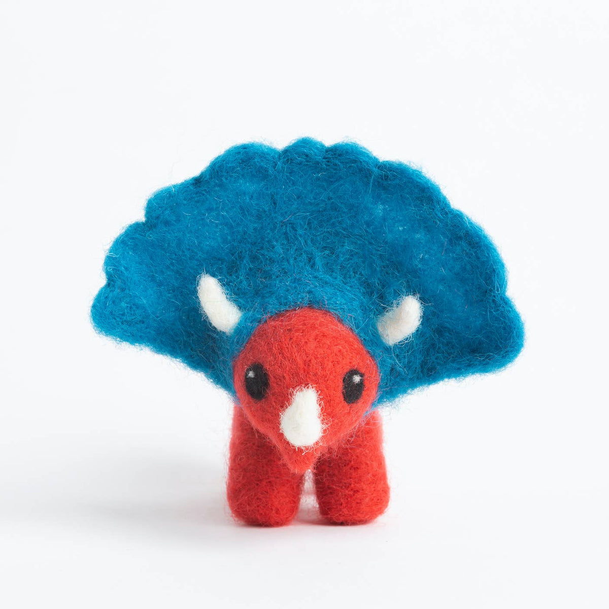 Beginner Triceratops Needle Felting Kit - Shop at Persephone's Hearth