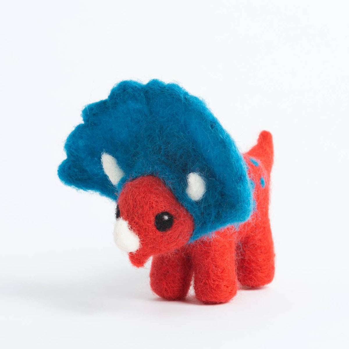 Beginner Triceratops Needle Felting Kit - Shop at Persephone's Hearth