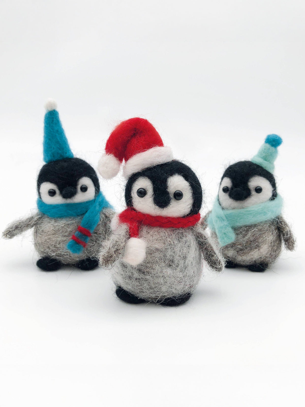 Bergin & Bath Needle Felting Kit *Pre-order* Beginner Baby Penguins Needle Felting Kit