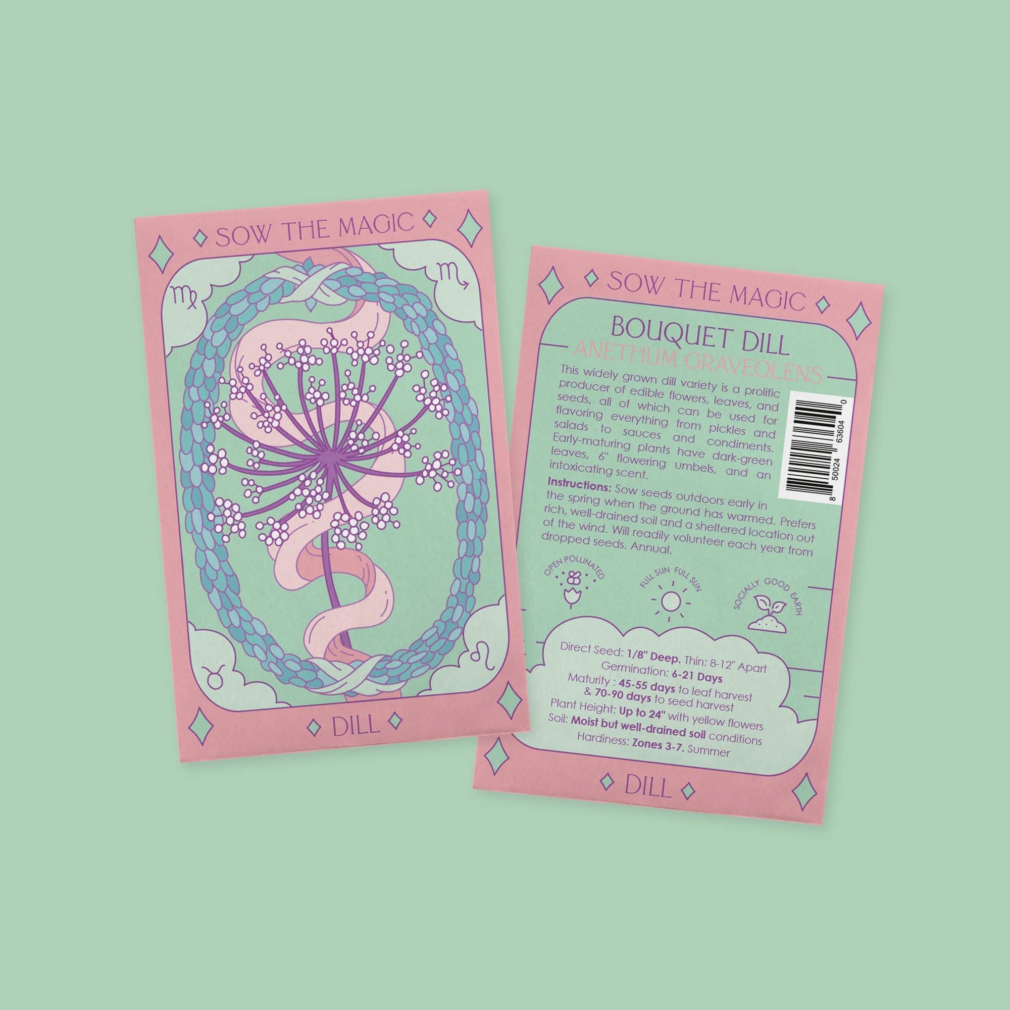Sow the Magic Bouquet Dill Seed Packet