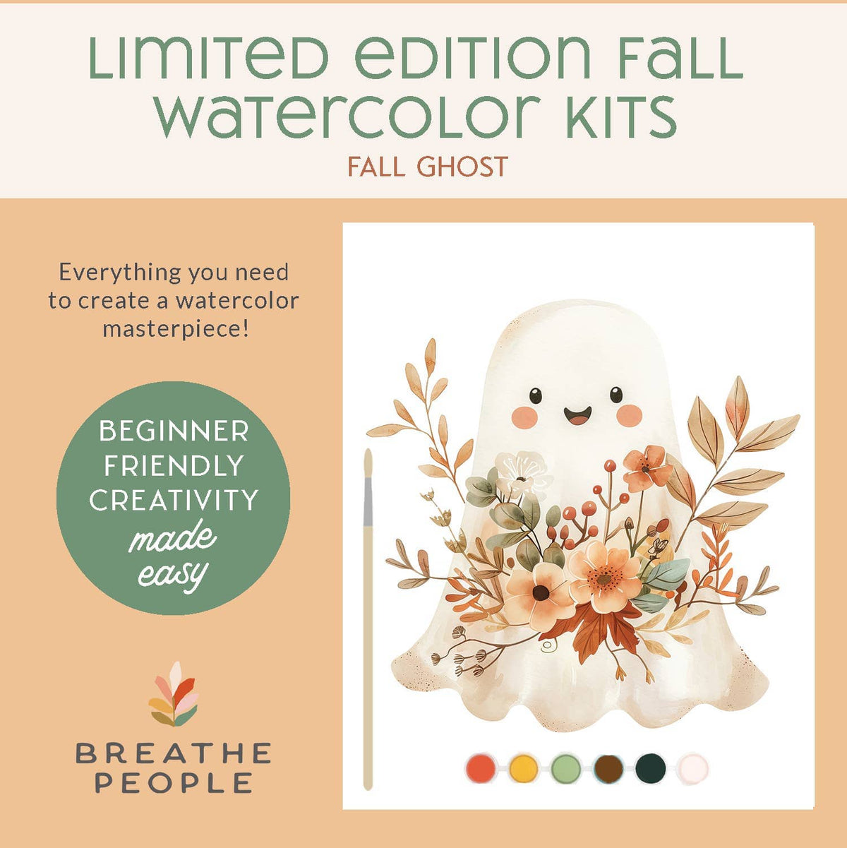 Breathe People Limited Edition, All in One Watercolor Kit - Fall Ghost