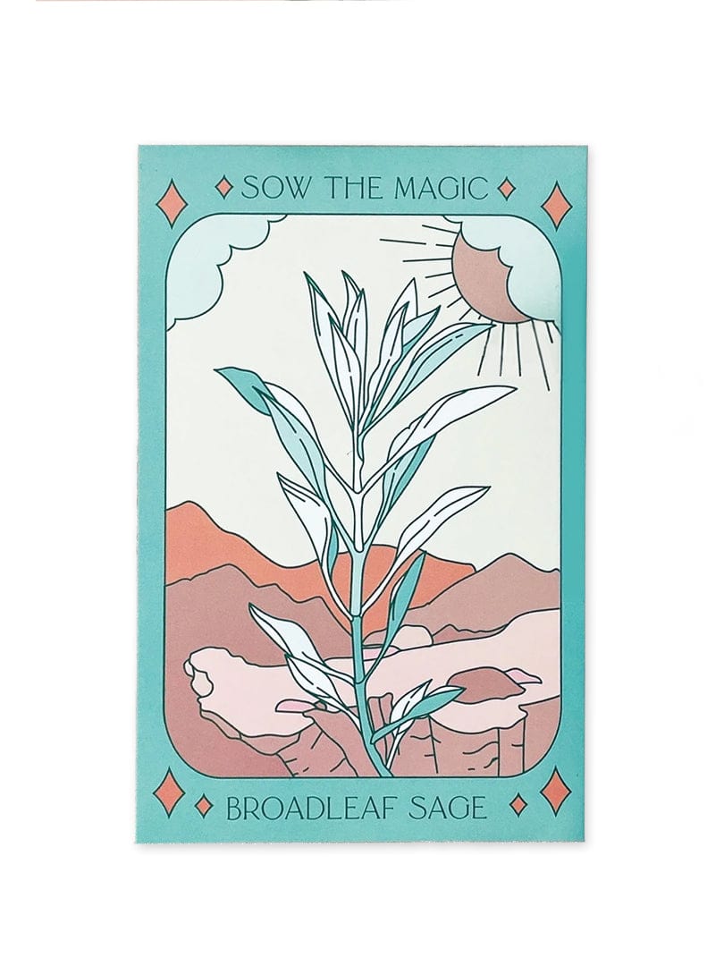 Broadleaf Sage Tarot Garden Seed Packet - Shop at Persephone's Hearth